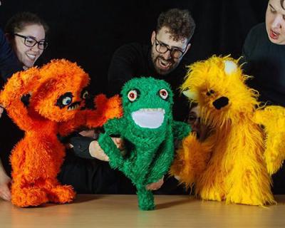 Glitch — the puppet improv show! - drag improv / crossdress improv / drag queen improv / Phyllida